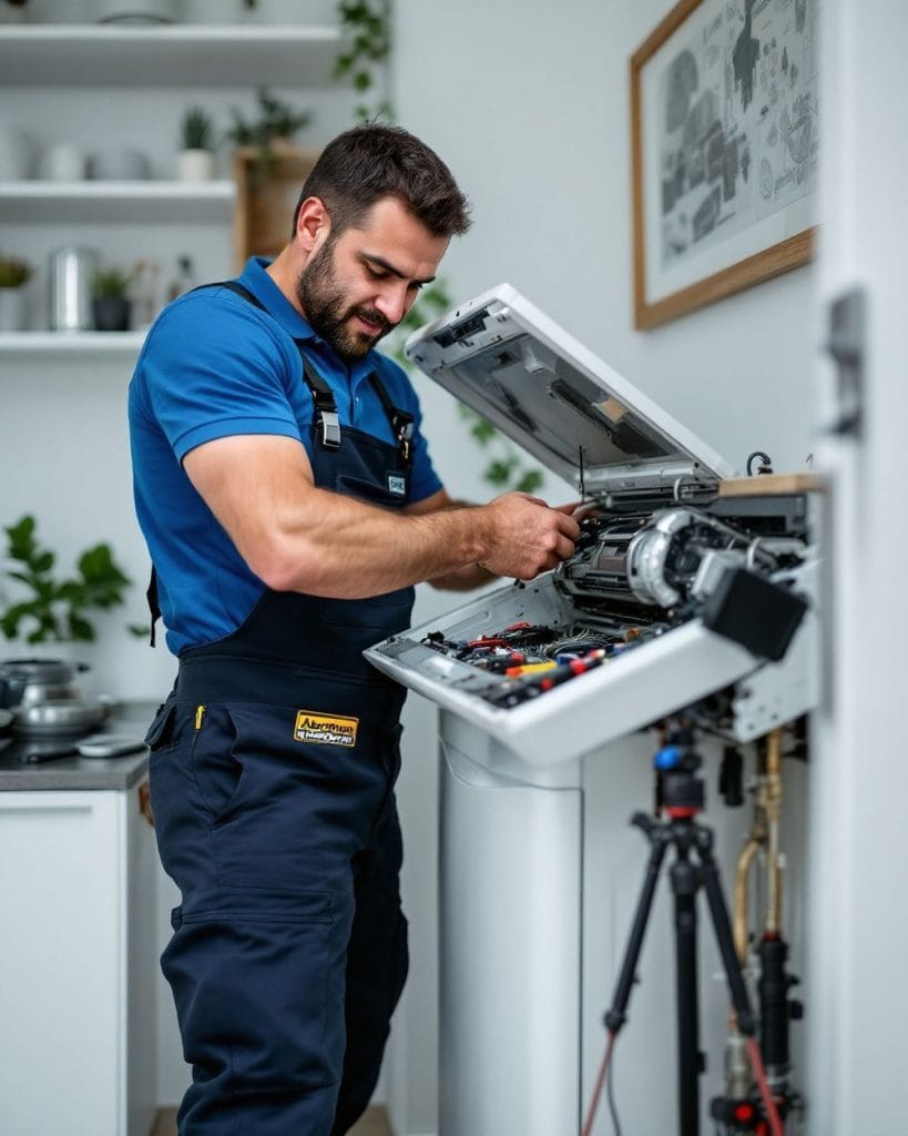 Reparador de aerotermia con experiencia en diagnóstico